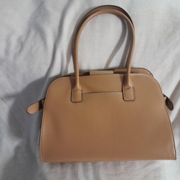 Time & Tru Maxwell Satchel, Mocha Splash - Picture 3 of 7